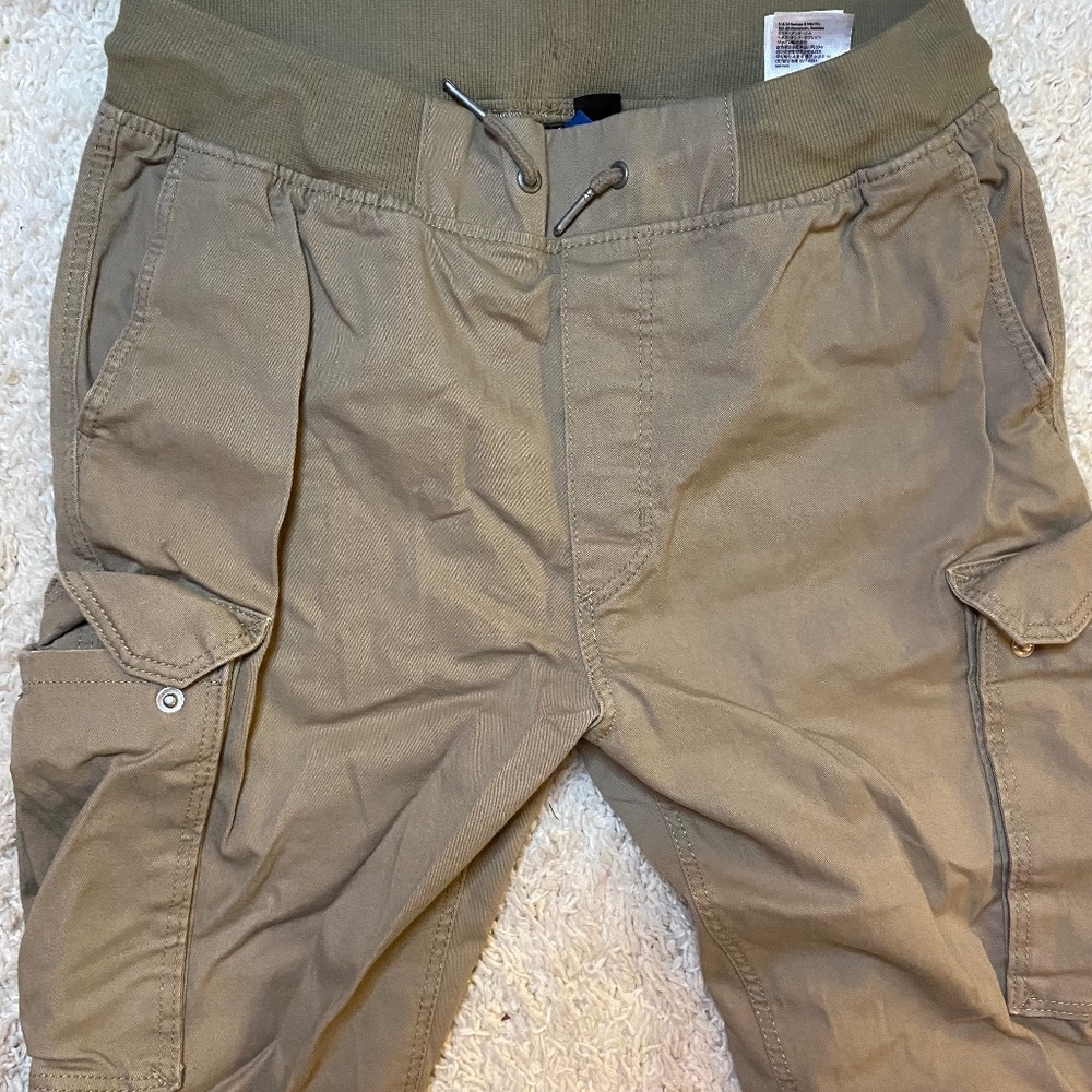 Beige Cargo pants full length